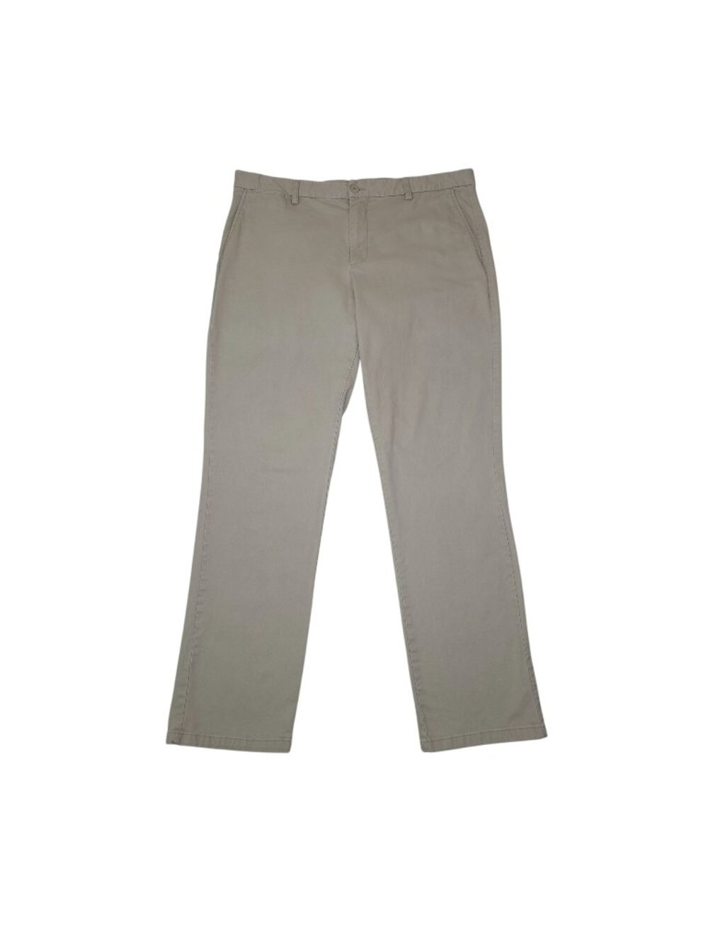 Old Navy Mens Ultimate Straight Khaki Pants 38x34 Beige Cotton Blend